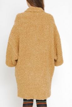 AW1112 BOUCLE KNIT COAT - VARIOUS - Other Image